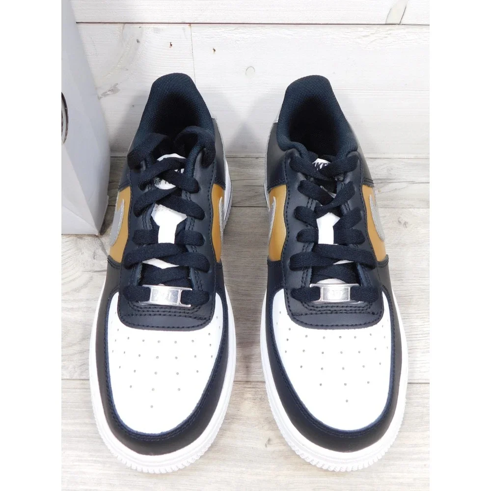Nike Air Force 1 Low Leather Sneakers Youth 5Y Womens 6.5 Shoes HV0937-010 AF1